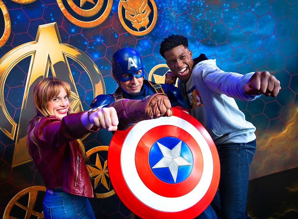 Captain America at Disneyland Paris