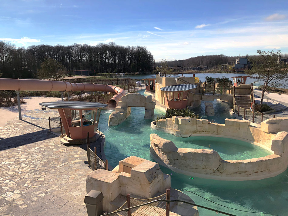 Enjoy the incredible Aqualagon, with incredible water slides and heated all year round to 30 degrees!