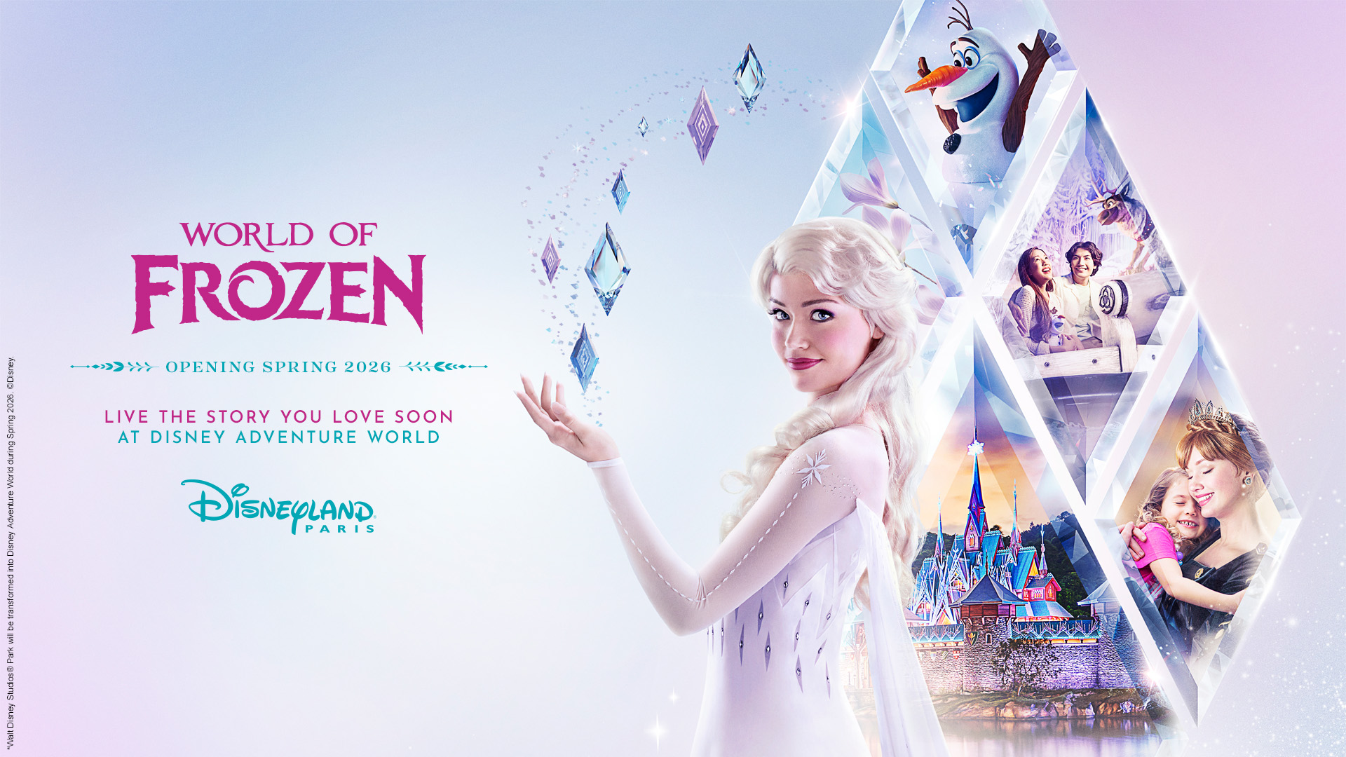 World of Frozen at Disneyland® Paris