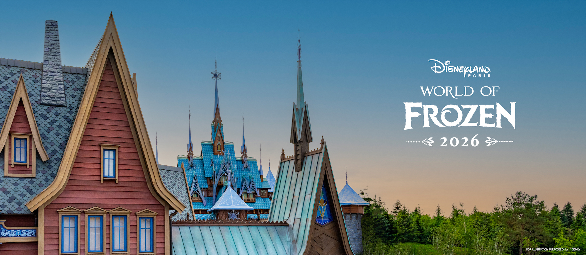 World of Frozen at Disneyland® Paris – placeholder image until official visuals are released